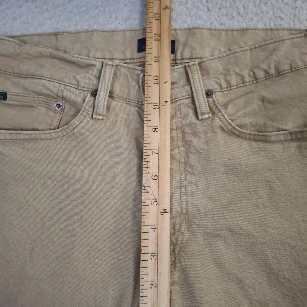 Polo Ralph Lauren Sullivan Slim Jeans Mens 32x32 Tan Khaki Stretch Pants